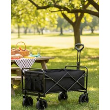 Katlanabilir Eşya Taşıma Arabası Kamp Plaj ve Bahçe Kullanımına Uygun - Lisinya