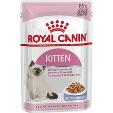 Royal Canin Kitten Instinctive Jelly 85 gr Premium Mama Segmenti Tavuk Tatlı Yavru Kedi İçin