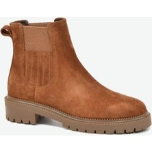 Bota Kuum K2200 Kadın Günlük Hakiki Süet Deri Chelsea Bot