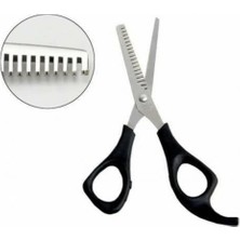 Berber Kuaför Ara Makası 6 cm Paslanmaz Çelik Plastik Saplı Makas ( Lisinya )