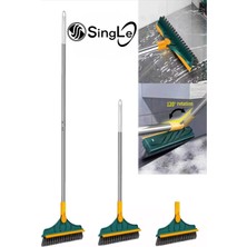 Single Uzun Saplı Silecek Sert Kıl Pencere Silecek Sihirli Zemin Paspası Banyo Küveti Mutfak Temizlik