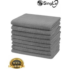 Single Ultra Lüx Kalın Dokulu Mikrofiber Yer Bezi 3 Parça 50 x 70 cm Çok Amaçlı Temizlik İçin