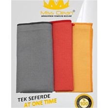 Single ( 1 Adet ) Sihirli Mikrofiber Cam ve Ayna Temizlik Bezi 40*40 cm