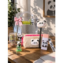 Munis Sevimli Hayvan Temalı Kırtasiye Seti / Peluş Kalem Kutusu, Hbkalem, Silgi, Washi Bantlar, Kalemtıraş