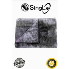 Single Profesyonel Sihirli Yer Bezi 50-70 cm Gri Mikrofiber Büyük Boy 1 Parça