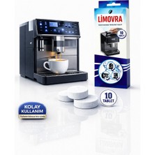 Limovra Kahve Makinesi Temizleyici 10'lu Tablet
