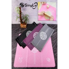 Single Slilon Hamur Açma Matı Mega Boy 45X65 cm