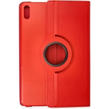 Akinco Matepad Se 11 Kılıf 360 Tablet Deri Kılıf - Kırmızı
