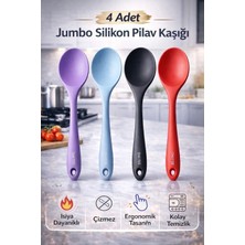 Single ( 4 Adet ) Ultra Sert Uçlu Silikon Jumbo Yüksek Isıya Dayanıklı Yanmaz Yapışmaz Setlerimiz