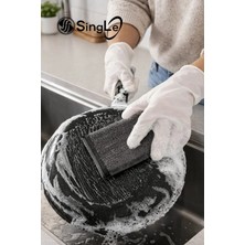 Single ( 2 Adet ) Sihirli Inox Paslanmaz Telli Bulaşık Süngeri