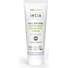 INCIA ATOPURE ® %100 Doğal Pişik Önleyici Krem Yenidoğan Nemlendirici Koruyucu Hassas Bakım 60 ml