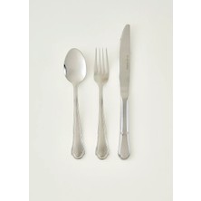 Bella Maison Torino 18 Parça Tatlı Çatal Kaşık Bıçak Seti Silver