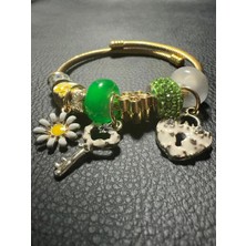 Blue Cat Bijouterie PAPATYA&YILDIZ FİGÜRLÜ CHARM BİLEKLİK