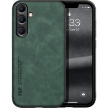 Bovinox Samsung Galaxy S24 Fe Kamera Korumalı Kılıf Deri Görünümlü Tam Koruma Vintage Premium Deri Kılıf