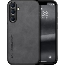 Bovinox Samsung Galaxy S24 Fe Kamera Korumalı Kılıf Deri Görünümlü Tam Koruma Vintage Premium Deri Kılıf