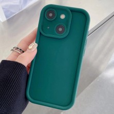 Bovinox Iphone 15 Uyumlu Kamera Korumalı Silikon Kılıf Pürüzsüz Mat Yüzey Darbelere Dayanıklı Tam Korumalı