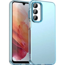 Bovinox Samsung Galaxy A35 Kılıf Parmak Izi Yapmaz Buzlu Şeffaf Ince Tasarım Kamera Koruma