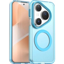 Bovinox Huawei Pura 80 Pro Uyumlu Magsafe Şarj Destekli Kılıf Kamera Korumalı Silikon Darbe Emici Kapak