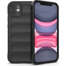 Bovinox Iphone 11 Kılıfı Darbe Emici Puffer Tasarım Kamera Korumalı Silikon Şişme Görünümlü Kapak