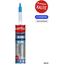 Sortfix Duşakabin Silikonu - Suya Neme Küfe Dayanıklı Sızdırmazlık S-87