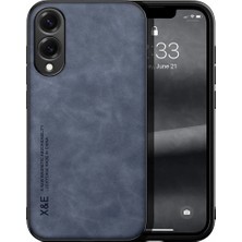 Bovinox Samsung Galaxy S25 Edge Kamera Korumalı Kılıf Deri Görünümlü Tam Koruma Vintage Premium Deri Kılıf