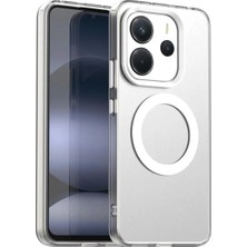 Bovinox Xiaomi Redmi Note 14 Uyumlu Magsafe Şarj Destekli Renkli Kılıf Kamera Korumalı Silikon Darbe Emici