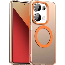 Bovinox Xiaomi Redmi Note 13 Pro Uyumlu Magsafe Şarj Destekli Renkli Kılıf Kamera Korumalı Darbe Emici
