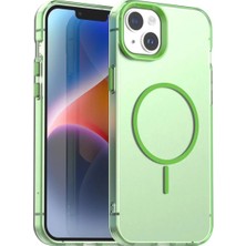 Bovinox Iphone 13 Uyumlu Magsafe Şarj Destekli Renkli Kılıf Kamera Korumalı Silikon Darbe Emici Kapak