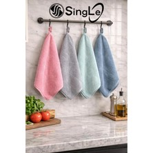 Single Mikrofiber Yumuşak Dokulu Temizlik Bezi 30x40 cm Leke ve Koku Yapmaz 1 Adet