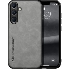 Bovinox Samsung Galaxy S25 Fe Kamera Korumalı Kılıf Deri Görünümlü Tam Koruma Vintage Premium Deri Kılıf