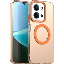 Bovinox Xiaomi Redmi 15C Uyumlu Magsafe Şarj Destekli Renkli Kılıf Kamera Korumalı Silikon Darbe Emici Kapak