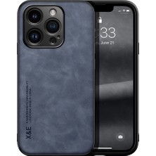 Bovinox Iphone 16 Pro Kamera Korumalı Kılıf Deri Görünümlü Tam Koruma Vintage Premium Deri Lansman Kılıf