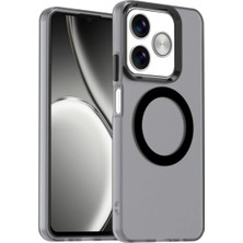 Bovinox Realme C63 Uyumlu Magsafe Şarj Destekli Renkli Kılıf Kamera Korumalı Silikon Darbe Emici Kapak