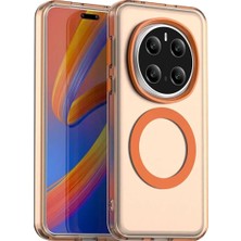 Bovinox Honor Magic 7 Pro Uyumlu Magsafe Şarj Destekli Renkli Kılıf Kamera Korumalı Silikon Darbe Emici