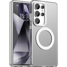 Bovinox Samsung Galaxy S25 Ultra Uyumlu Magsafe Şarj Destekli Renkli Kılıf Kamera Korumalı Darbe Emici