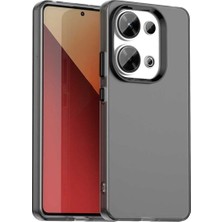 Bovinox Xiaomi Redmi Note 13 Pro Kılıf Parmak Izi Yapmaz Buzlu Şeffaf Ince Tasarım Kamera Koruma