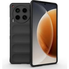 Bovinox Tecno Camon 30 Kılıfı Darbe Emici Puffer Tasarım Kamera Korumalı Silikon Şişme Görünümlü Kapak