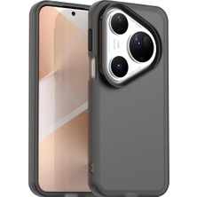 Bovinox Huawei Pura 80 Ultra Kılıf Parmak Izi Yapmaz Buzlu Şeffaf Ince Tasarım Kamera Koruma Üstün Koruma