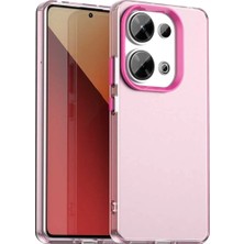Bovinox Xiaomi Redmi Note 13 Pro Kılıf Parmak Izi Yapmaz Buzlu Şeffaf Ince Tasarım Kamera Koruma