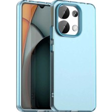 Bovinox Xiaomi Redmi Note 13 Kılıf Parmak Izi Yapmaz Buzlu Şeffaf Ince Tasarım Kamera Koruma