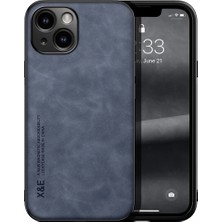 Bovinox Iphone 15 Plus Kamera Korumalı Kılıf Deri Görünümlü Tam Koruma Vintage Premium Deri Lansman Kılıf