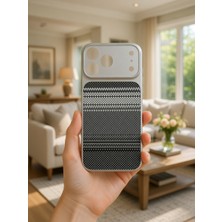 KumOziShop iPhone 17 Promax Uyumlu Magsafe Özellikli Kamera Korumalı Fiber Desenli Premium Kılıf