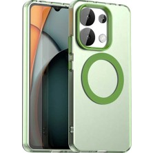 Bovinox Xiaomi Redmi Note 13 Uyumlu Magsafe Şarj Destekli Renkli Kılıf Kamera Korumalı Silikon Darbe Emici
