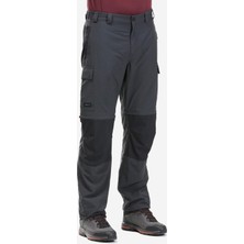 Decathlon Erkek Modüler&dayanıklı 2'si 1 Arada Outdoor Trekking Pantolon - Gri - MT100