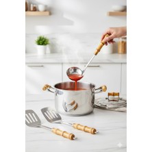 Bambum Mundo - Bambu Saplı Kepçe - 34-9,5cm
