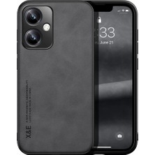 Bovinox Vivo Y35 Kamera Korumalı Kılıf Deri Görünümlü Tam Koruma Vintage Premium Deri Lansman Kılıf