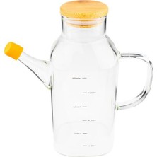 Bambum Petto - Bambu Kapaklı Yağdanlık 600ML