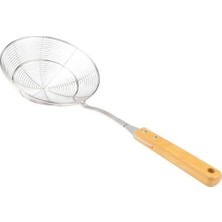 Bambum Ladle - Bambu Saplı Tel Kevgir 18CM