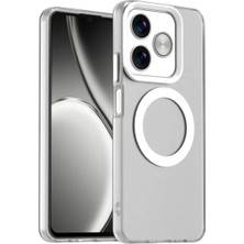 Bovinox Realme C63 Uyumlu Magsafe Şarj Destekli Renkli Kılıf Kamera Korumalı Silikon Darbe Emici Kapak