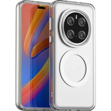 Bovinox Honor Magic 7 Pro Uyumlu Magsafe Şarj Destekli Renkli Kılıf Kamera Korumalı Silikon Darbe Emici